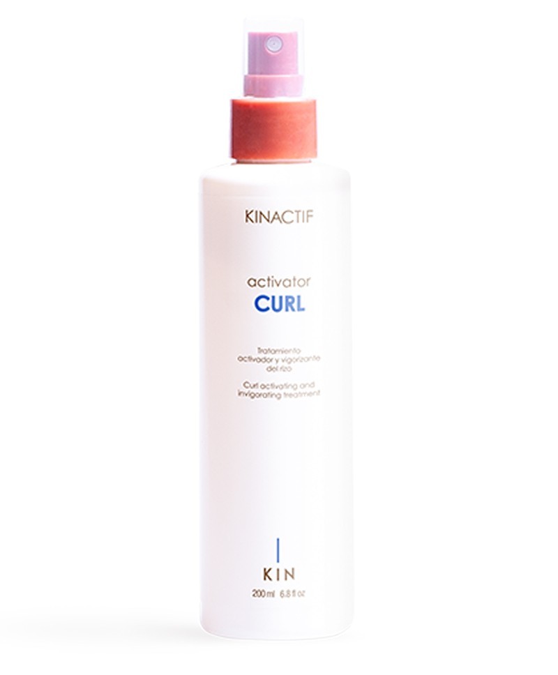 Kinactif Curl Activator para dar nervio energía vigor e hidratación del cabello rizado natural o permanentado