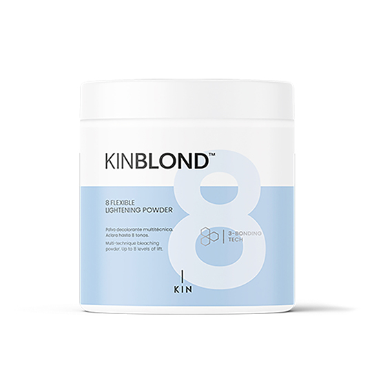 Decoloración vegana con ácido hialurónico, aclara 8 tonos, Universo Kapilar Kin Cosmetics